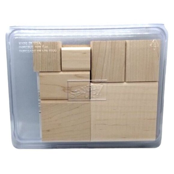 Stampin Up Happy Heart Day 7 Piece Rubber Stamp Kit Unmounted Valentines Sayings - Picture 4 of 5